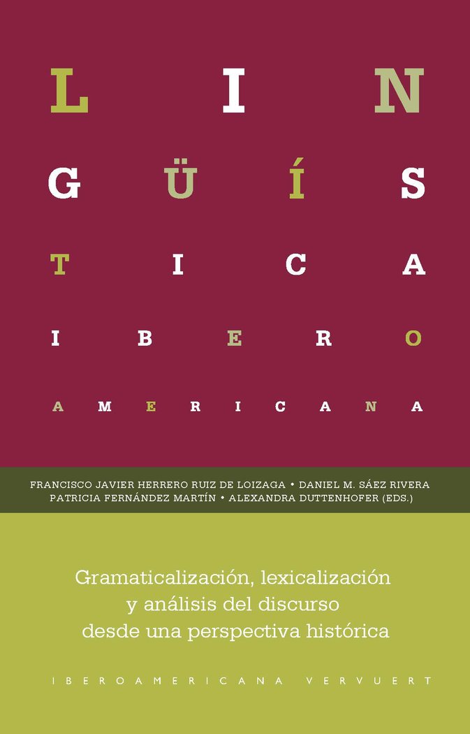 GRAMATICALIZACION LEXICALIZACION Y ANALISIS DEL DISCURSO | portada del libro