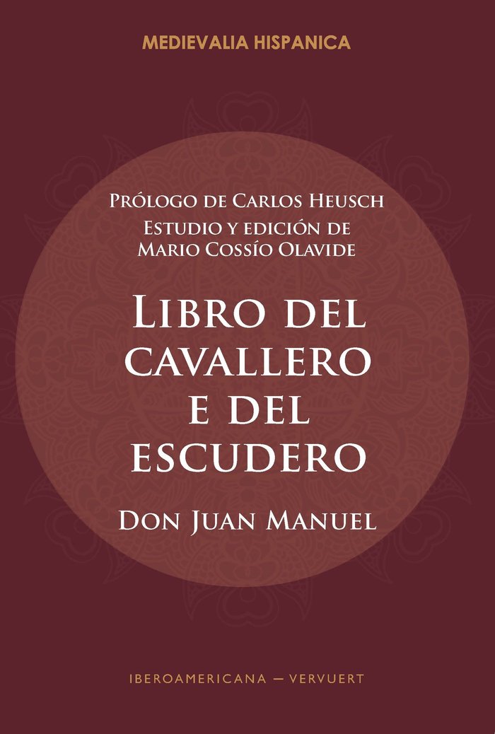 Libro del cavallero e del escudero, de DON JUAN MANUEL | portada del libro
