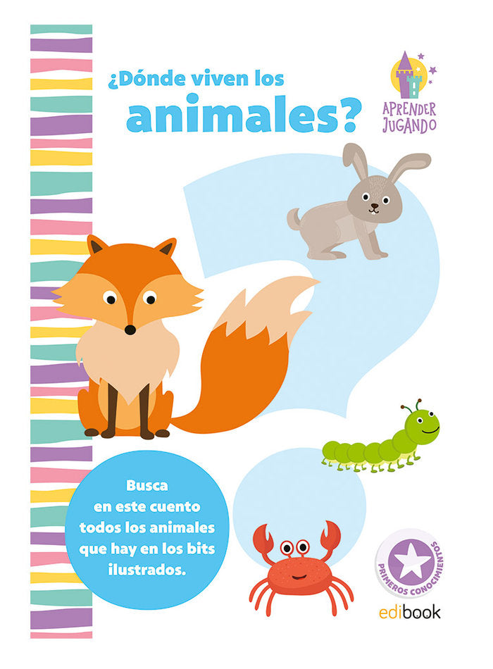 APRENDER JUGANDO - LIBRO BITS - mis primeros animales | portada del libro