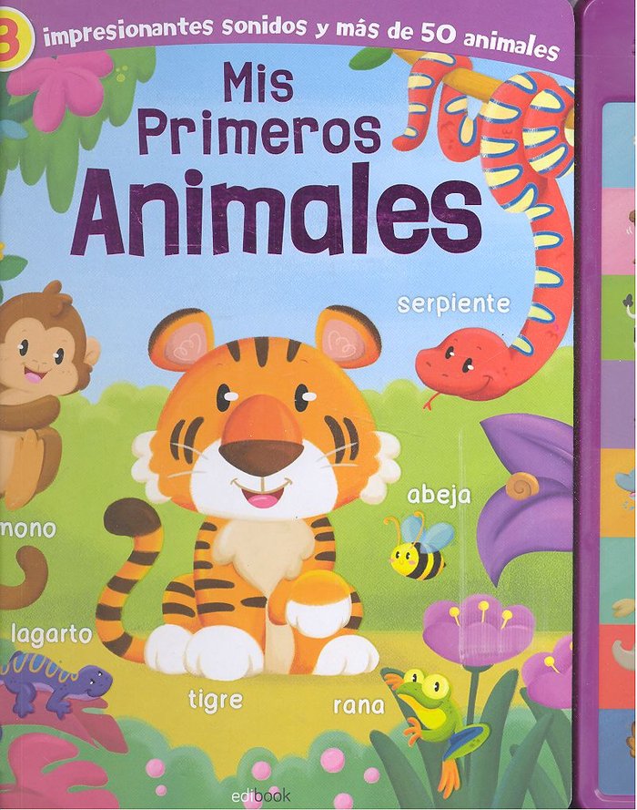 MIS PRIMEROS ANIMALES - LIBRO SONORO, de AA.VV. | portada del libro