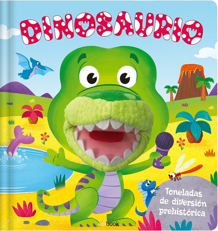 LIBRO MARIONETA DINOSAURIO | portada del libro