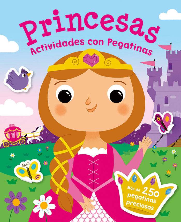 PRINCESAS. ACTIVIDADES CON PEGATINAS | portada del libro