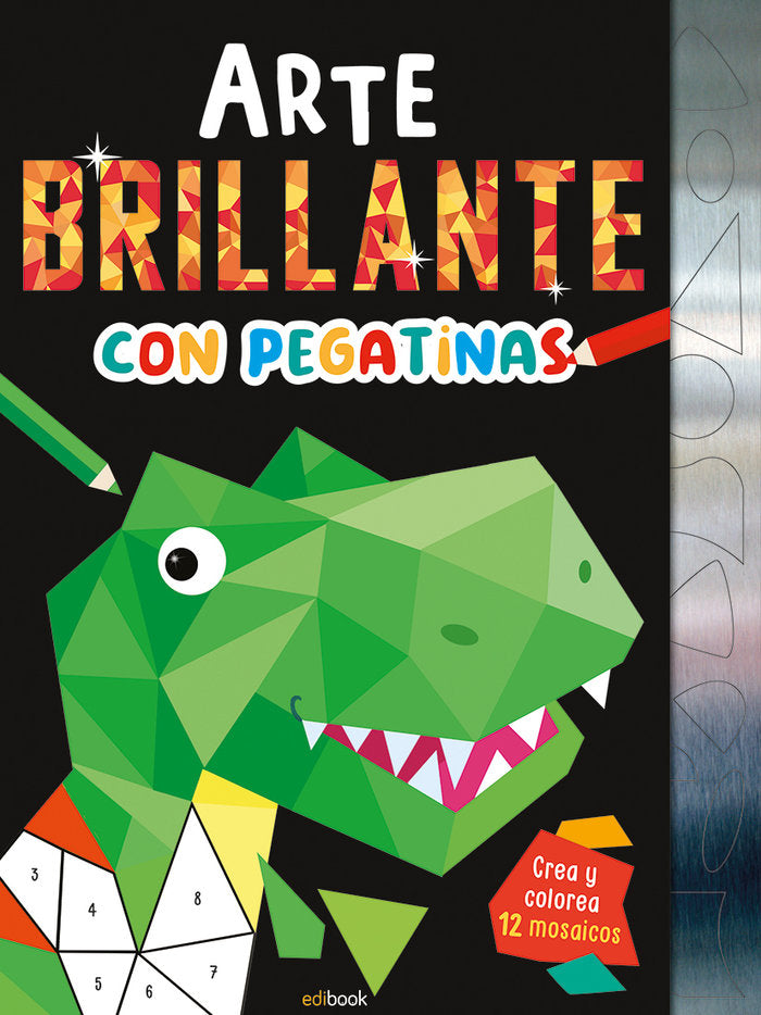 ARTE BRILLANTE CON PEGATINAS, de VARIOS | portada del libro