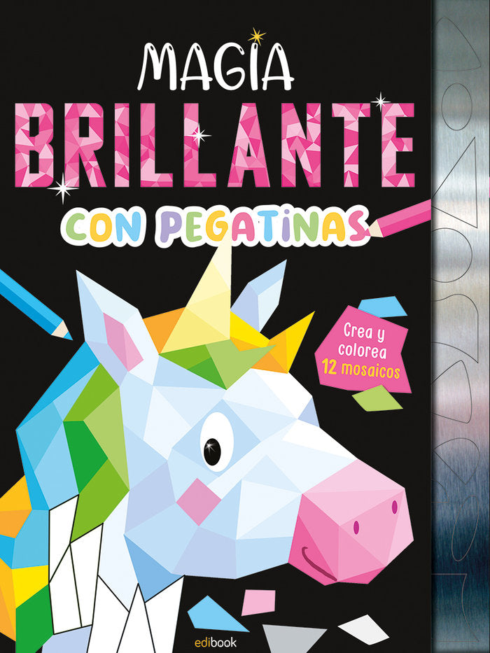MAGIA BRILLANTE CON PEGATINAS, de VARIOS | portada del libro