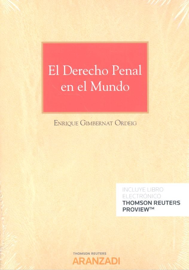 El derecho penal en el mundo (Papel + e-book), de Gimbernat Ordeig, Enrique | portada del libro