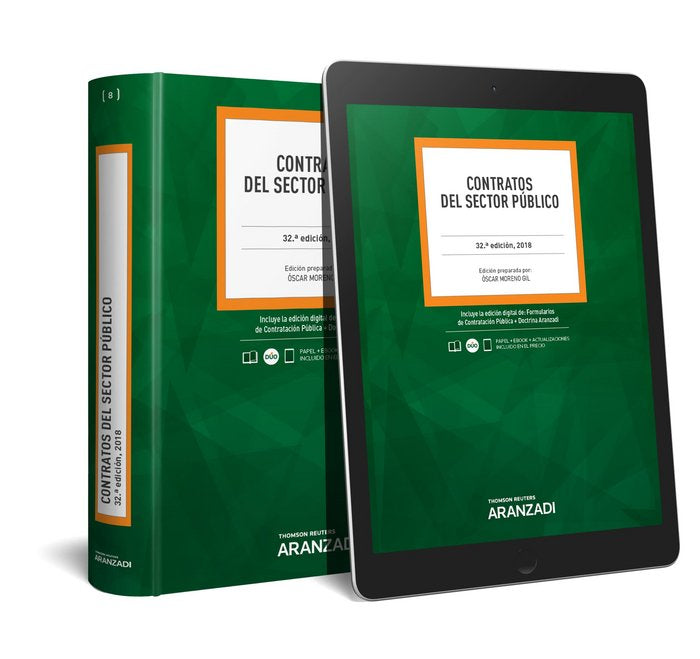 Contratos del Sector Público (Papel + e-book), de Moreno Gil, Oscar | portada del libro