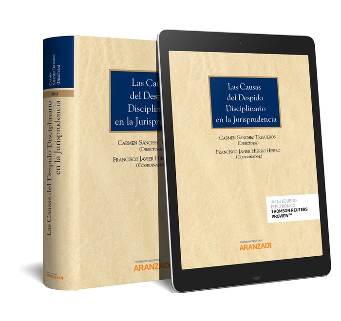 Las causas del despido disciplinario en la Jurisprudencia (Papel + e-book), de Hierro Hierro , Francisco Javier | portada del