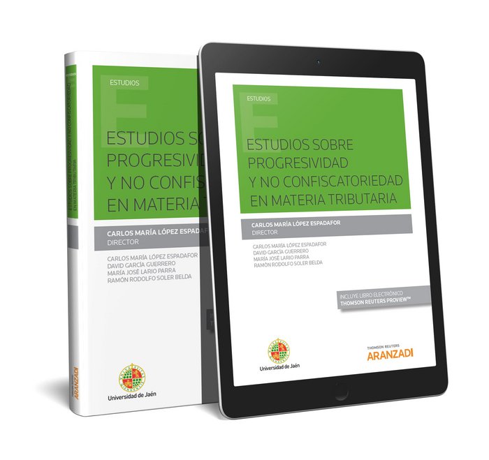 Estudios sobre progresividad y no confiscatoriedad en materia tributaria (Papel + e-book), de García Guerrero, David | portad