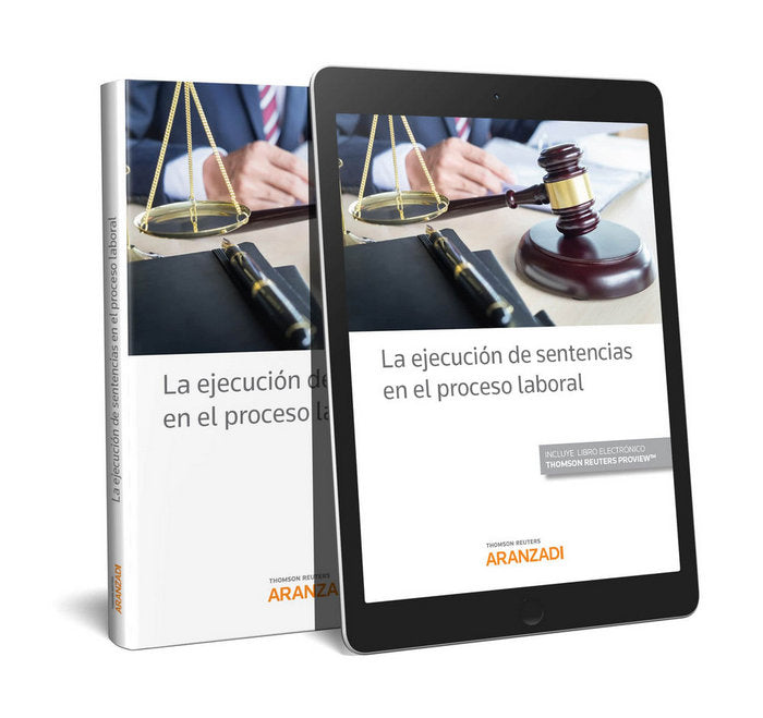 La ejecución de sentencias en el proceso laboral (Papel + e-book), de Editorial Aranzadi, Redacción | portada del libro