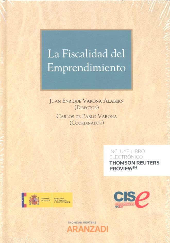 La fiscalidad del emprendimiento (Papel + e-book), de de Pablo Varona, Carlos | portada del libro