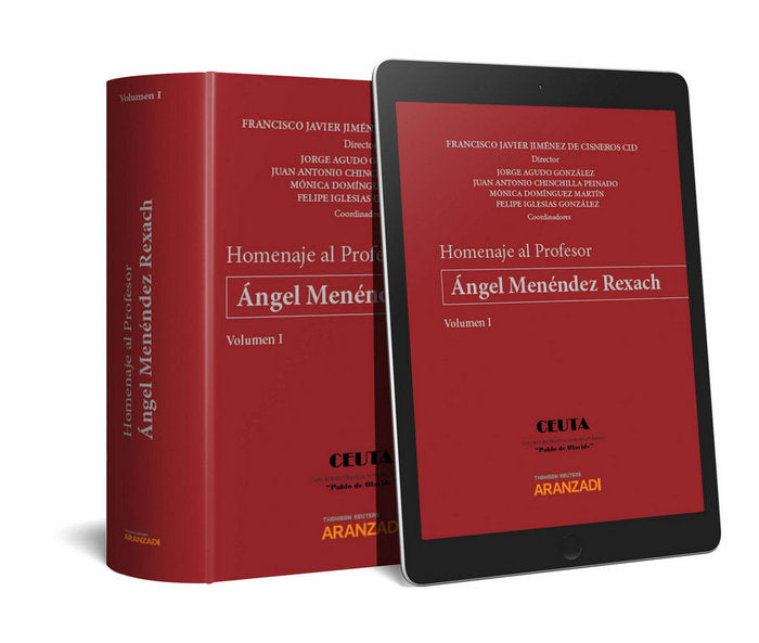 Homenaje al Profesor Ángel Menéndez Rexach - 2 Tomos (Papel + e-book), de Agudo González, Jorge | portada del libro