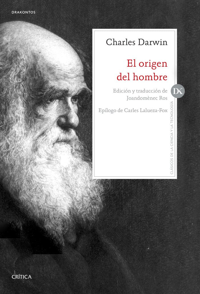 El origen del hombre, de Darwin | portada del libro