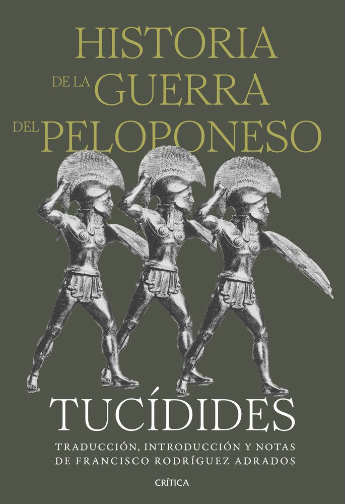 HISTORIA DE LA GUERRA DEL PELOPONESO, de TUCIDIDES | portada del libro