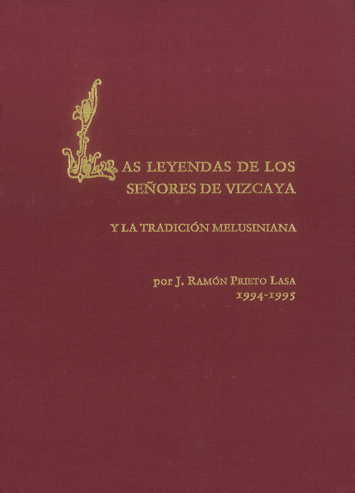 Las leyendas de los Señores de Vizcaya y la tradición melusiniana, de Prieto Lasa, J. Ramón | portada del libro