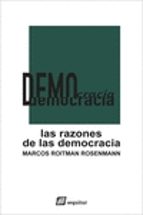 RAZONES DE LA DEMOCRACIA, LAS, de Marcos Roitman Rosenman | portada del libro