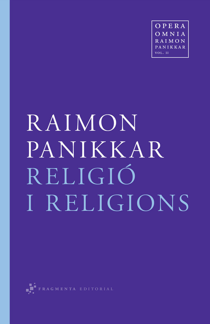 Religió i religions, de Panikkar Alemany, Raimon | portada del libro