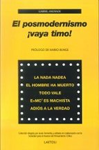 El posmodernismo ¡vaya timo!, de Gabriel Andrade | portada del libro