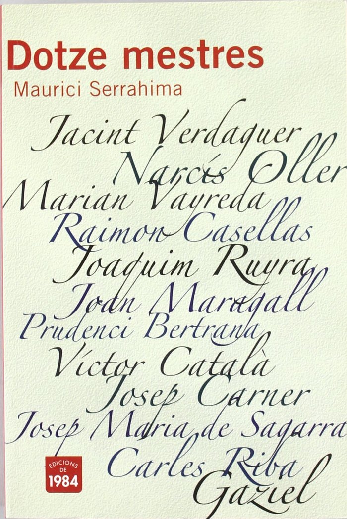Dotze mestres, de Serrahima Bofill, Maurici | portada del libro