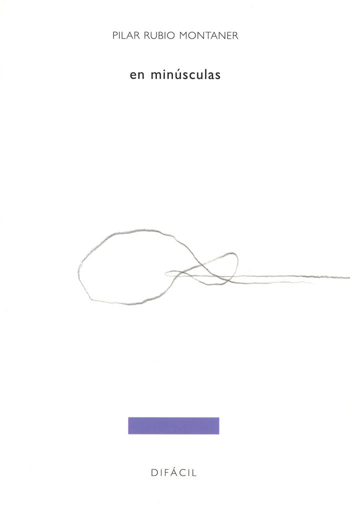 en minúsculas, de RUBIO MONTANER | portada del libro