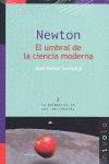 NEWTON. El umbral de la ciencia moderna, de Muñoz Santonja | portada del libro