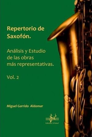 REPERTORIO DE SAXOFóN 2, de GARRIDO ALDOMAR | portada del libro