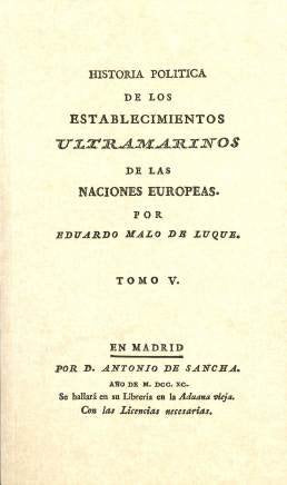HISTORIA POLITICA DE LOS ESTABLECIMIENTOS ULTRAMARINOS DE LAS NACIONES EUROPEAS, de MINISTERIO DE ECONOMíA Y COMPETITIVIDAD (