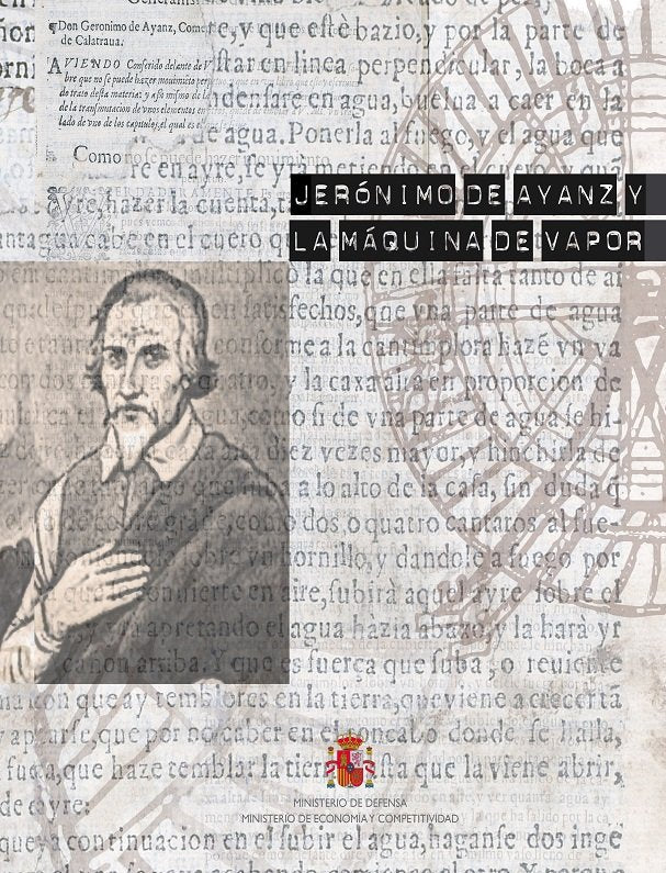 Jerónimo de Ayanz y la máquina de vapor | portada del libro