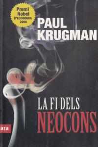 La fi dels neocons, de Krugman | portada del libro