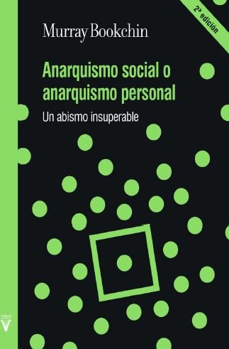 Anarquismo social o anarquismo personal, de BOOKCHIN, MURRAY | portada del libro