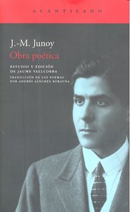 Obra poética, de Junoy, José María | portada del libro