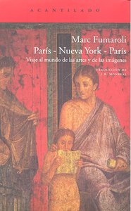 París-Nueva York-París, de Fumaroli | portada del libro
