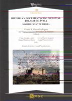 HISTORIA Y DOCUMENTACION MEDIEVAL DEL SUR DE AVILA, de Varios autores | portada del libro