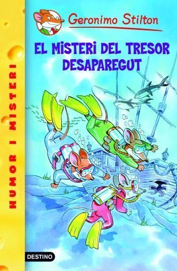 10- El misteri del tresor desaparegut, de Stilton | portada del libro