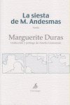 La siesta de M. Andesmas, de Duras, Marguerite | portada del libro