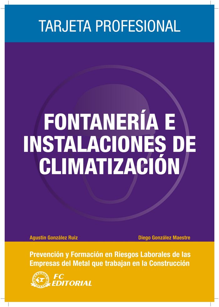 Fontanería e instalaciones de climatización, de González Ruiz, Agustín | portada del libro