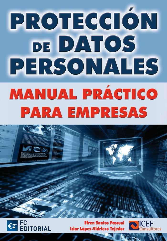 Protección de datos personales, de Santos Pascual, Efrén | portada del libro