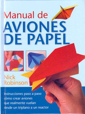 Manual de aviones de papel, de Robinson | portada del libro