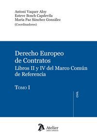 Derecho europeo de los contratos., de Vaquer Aloy, Antoni | portada del libro