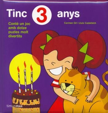 Tinc 3 anys, de Gil | portada del libro
