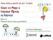 CLASES DE PIANO Y LENGUA MUSICAL EN IMAGENES, NIVEL 2, de METAKOVSKAIA, VERONIKA | portada del libro