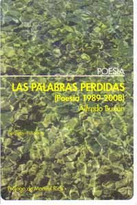LAS PALABRAS PERDIDAS, de ALFREDO BUXáN | portada del libro