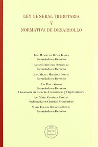 Ley general tributaria y normativa de desarrollo, de BUNES IBARRA | portada del libro