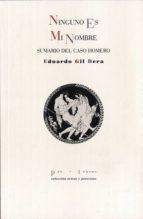 NINGUNO ES MI NOMBRE PT-1157, de Eduardo Gil Bera | portada del libro