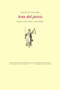 ACTA DEL JUICIO PT-1097, de Masters | portada del libro