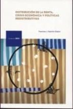 DISTRIBUCION DE LA RENTA CRISIS ECONOMICA Y POLITICAS REDIS, de Francisco J. Goerlich Gisbert | portada del libro