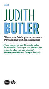 Violencia de Estado, guerra, resistencia. Por una nueva política de la izquierda, de Butler, Judith | portada del libro