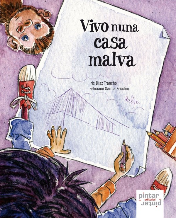 Vivo en nuna casa malva, de Díaz Trancho | portada del libro