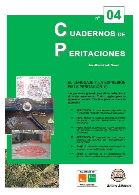 CUADERNOS DE PERITACIONES - Nº 4, de Pardo Suárez, José Alberto | portada del libro