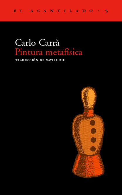 Pintura metafísica, de Carrà, Carlo | portada del libro