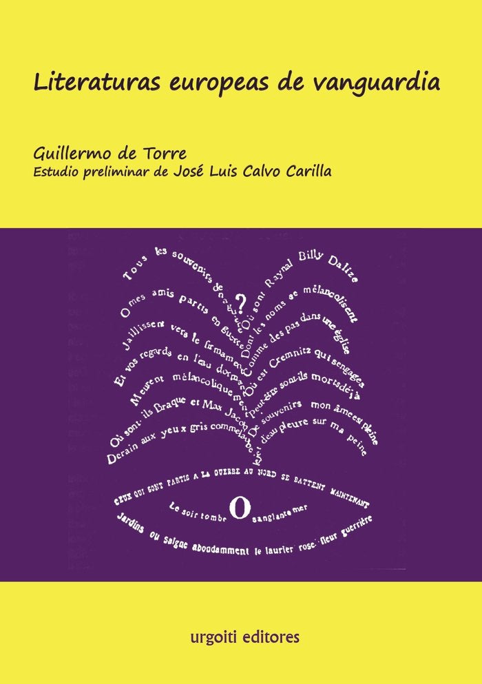 Literaturas europeas de vanguardia, de Torre, Guillermo de | portada del libro